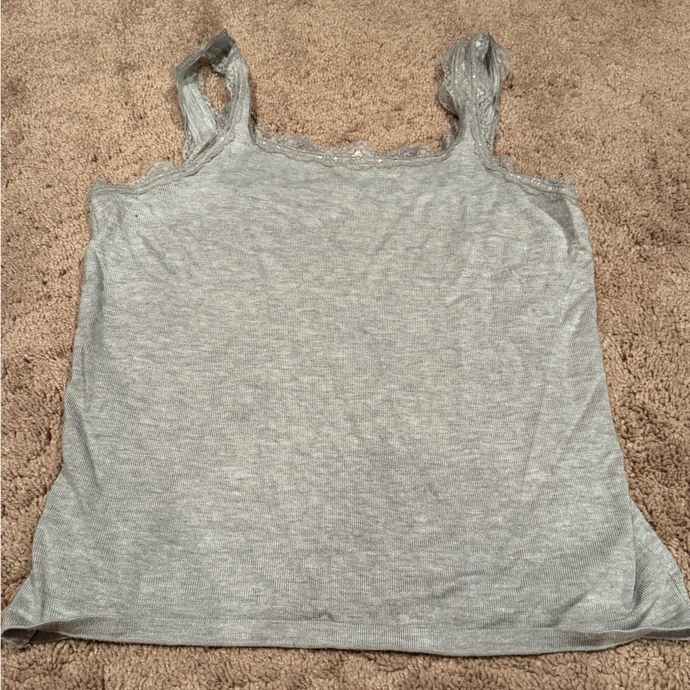 Pulse Lace Trimmed Tank Top